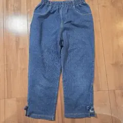 trois lapins デニム風パンツ 150