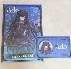 Ado ラウンドワン 限定 バニティポーチ 黒 - メルカリ