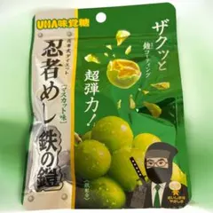 UHA味覚糖 忍者めし 鉄の鎧 マスカット味 40g x 5袋