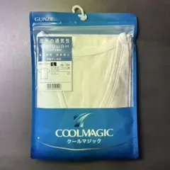 【新品未開封】GUNZE COOLMAGIC Vネックシャツ Lサイズ ホワイト