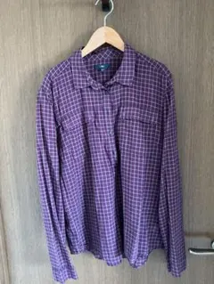 Gap 赤チェック 長袖シャツ L