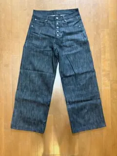 NoREMID ワイドデニムパンツ　ダークブルー NoREMID ワイドデニムパンツ ダークブルー - メルカリ