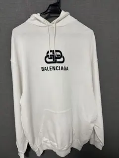BALENCIAGA パーカー ホワイト ロゴのサムネイル