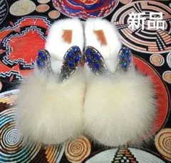 新品　ファーサンダル　ファーパンプス　うさぎ耳　キラキラビジュー　24.5