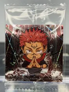 最新弾 呪術廻戦 シール ウエハース 渋谷事変 特級レア 宿儺 領域展開