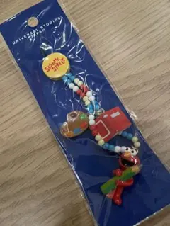 ユニバーサルスタジオジャパン　エルモ　ストラップ　セサミストリート