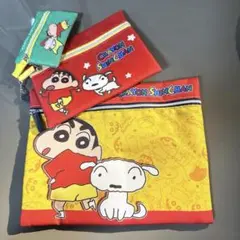 クレヨンしんちゃんのポーチ3点セット