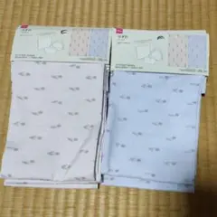 タイムセール‼️はぎれ　チューリップ柄　ピンク5枚　パープル5枚