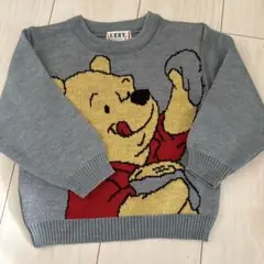 ディズニープーさん　セーター　日本製　95cm