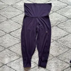 adidas 紫 ヨガ、ピラティス等 （S）