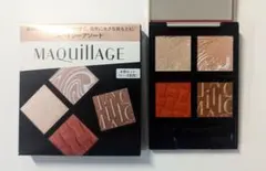 マキアージュ☆ カスタマイズアイカラー☆01スパイシーアソート☆ケースとチップ付