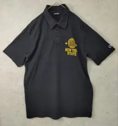 □ Champion ポロシャツ NEW YORK STATE ネイビー XLのサムネイル