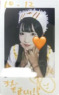 No.82【激レア】コンカフェ時代チェキ/メイドカフェ/吉本新喜劇/小寺真里さん No.82【激レア】コンカフェ時代チェキ/メイドカフェ/吉本新喜劇/小寺