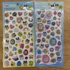 たまごっち プチドロップシール、エポキシステッカーの2枚セット