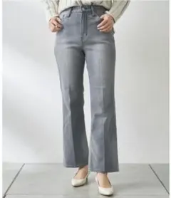 ≪HealthyDenim≫センタープレスフレアデニム　グレースカーフ付のサムネイル