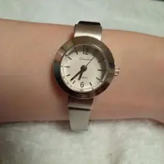 ※最終※【J-AXIS】【Crescent】 腕時計 シルバー　スタイリッシュ