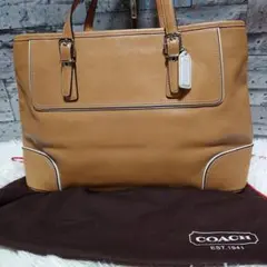 キャメル トートバッグ