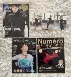 ユーリ!!! on ICE 雑誌 3冊 特典ポストカード 3枚 まとめ売り