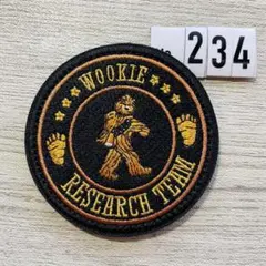 WOOKIE リサーチ チーム ☆ 刺繍ワッペン ベルクロ付 234