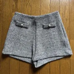 ツイードショートパンツ 韓国