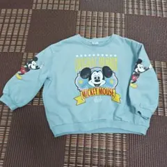 ミッキーマウス トレーナー 120cm 水色
