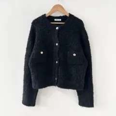 2025AW✨ドゥーズィエムクラス　Knit Jacket ブラック