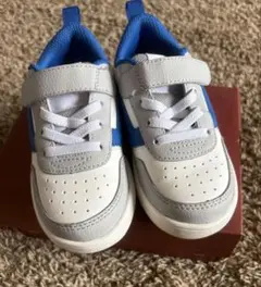 VANS スニーカー 16cm ホワイト/グレー/ブルー