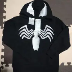 MARVEL スパイダーマン　ヴェノムパーカー 120