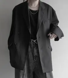 マウジー BOXYジャケット グレンチェック テーラード オーバーサイズ 1 