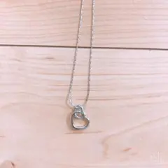 ネックレス ハート ダブルハート アクセサリー