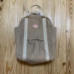 【美品】DANTONベージュ キャンバスバックパック