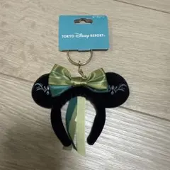 【新品/未使用】TDR ディズニー キーチェーン カチューシャ アナ