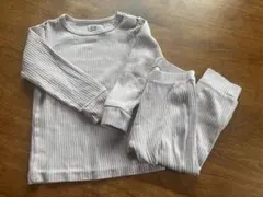 H&M トップスとパンツのセット　パープル