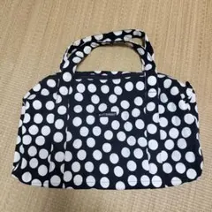 マリメッコ ボストンバッグ　トートバッグ　ドット柄