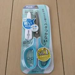 PLUS fitcut CURVE フッ素コート はさみ ホワイト/ブルーのサムネイル