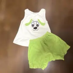 セットアップ キャラクター ベビー服（わんわん） いないいないばぁ 80cm