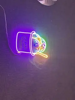 アイスクリームカップ ネオンライト