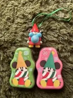 ミッキーマウス クリスマス 缶セット