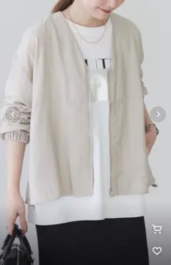 AMERICAN HOLIC VネックZIPブルゾン Ｌ