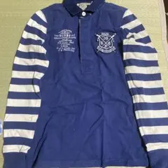 ラルフ・ローレン キッズ ネイビー長袖ポロシャツS