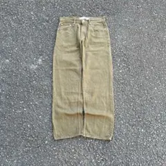 00s Levi's 550 後染めデニムパンツ ジーンズ オリーブ メンズ
