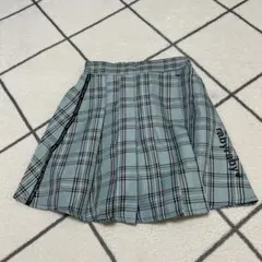 raby チェック柄 プリーツスカート（内側ショートパンツ） 150cm