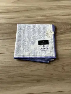 ランバン　ハンカチ　花柄