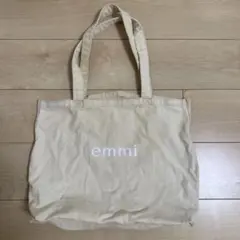 emmi キャンバス　トートバッグ コットン お買い物習い事大学生のサムネイル
