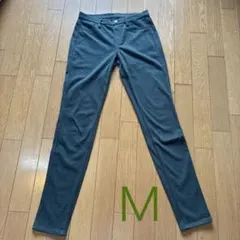 ユニクロ　レギンスパンツ グリーン系　M