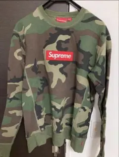 supreme Box Logo Crewneck camo