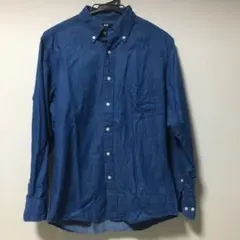 メンズ ユニクロ シャツ 長袖 サイズS