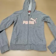 PUMA フルジップパーカー Sサイズ グレー