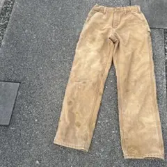 ベージュ ワークパンツ カーハート