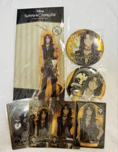 ツイステッドワンダーランド ツイステ レオナ アクリルキーホルダー 缶バッジ